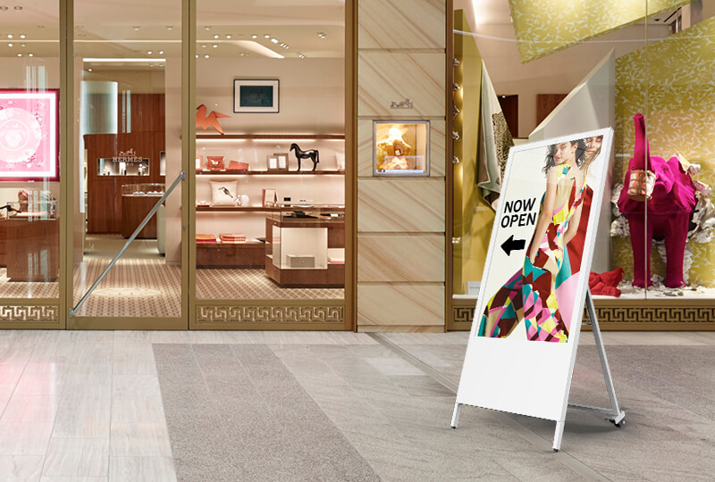 Digital trottoarpratare