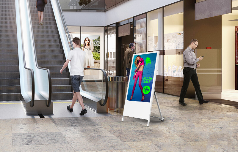 Digital trottoarpratare