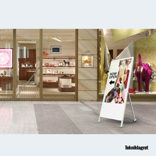 Digital trottoarpratare detaljhandel