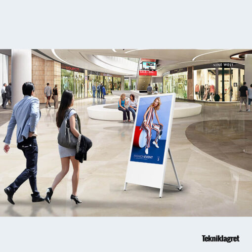 Digital trottoarpratare shopping