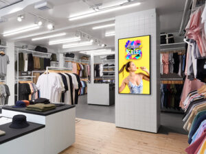 Digital skyltning i butik