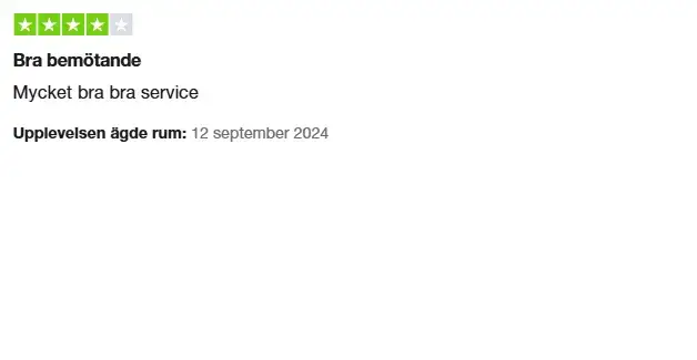 Tekniklagret Trustpilot omdöme