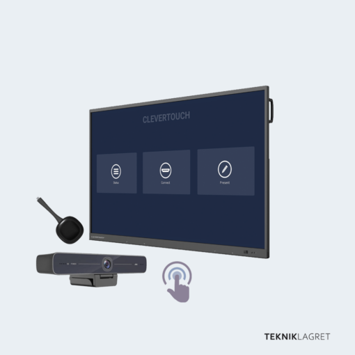 Paketpris Clevertouch UX Pro CleverCam Clevershare väggfäste Tekniklagret