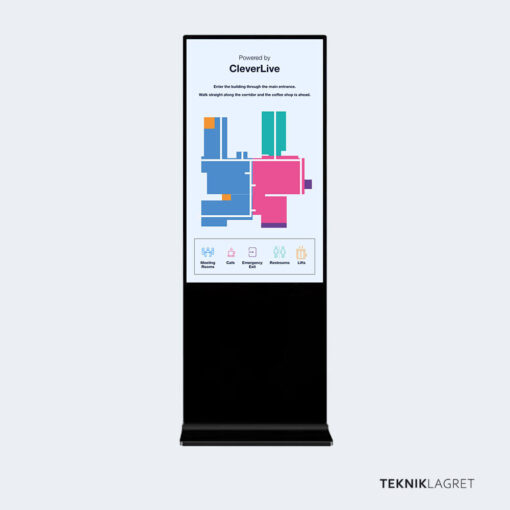 CM Totem Digital rollup Clevertouch Tekniklagret front