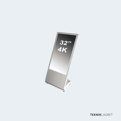 Digital trottoarpratare vit 32" skylt Tekniklagret