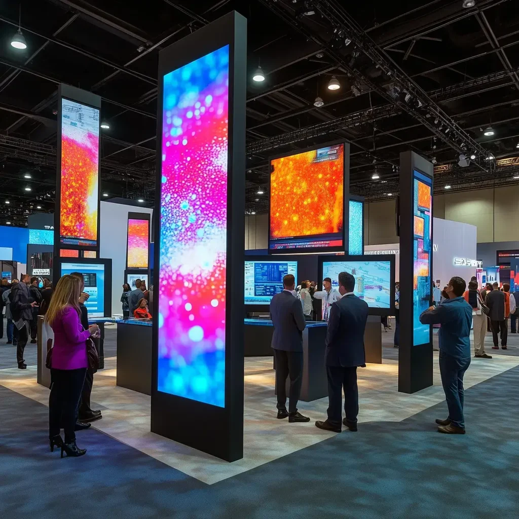 Mässa och event digitala skärmar Tekniklagret